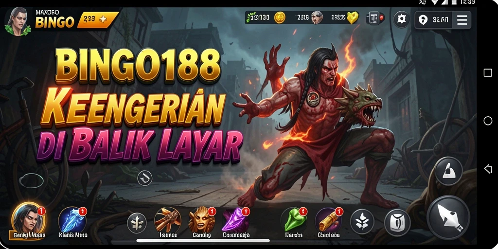 Tampilan gameplay menegangkan dari BINGO188 yang penuh kengerian.