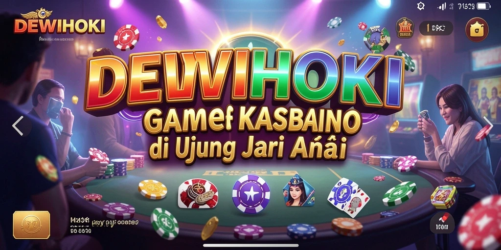 Gameplay seru dan menegangkan dari DEWIHOKI di layar smartphone.