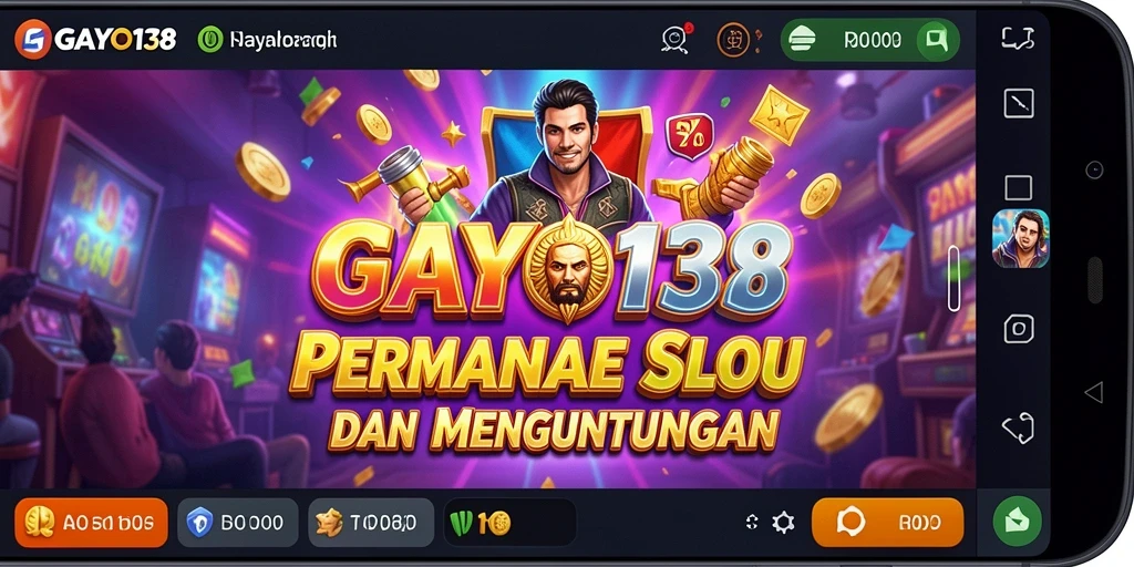 Tampilan menakjubkan dari permainan Slot GAYO138.