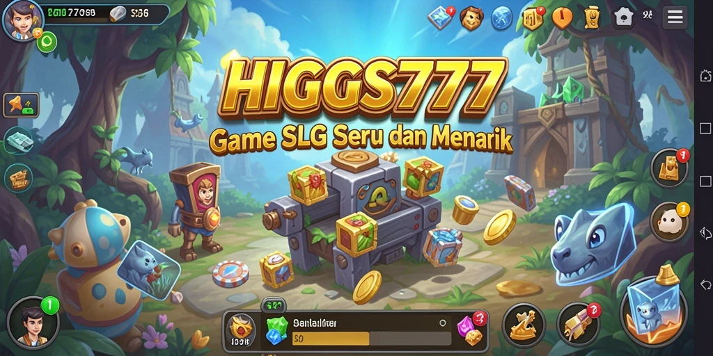 Tampilan gameplay SLG HIGGS777 yang mendebarkan.