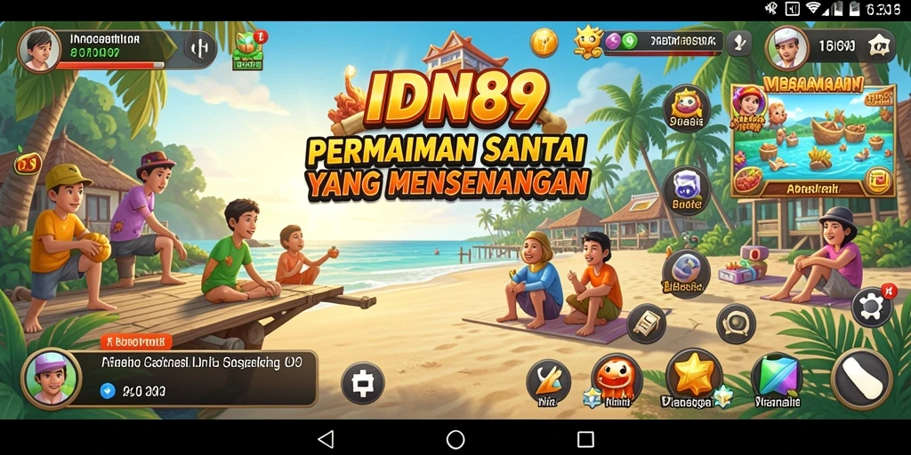 Tampilan gameplay IDN89 yang mengasyikkan dan penuh warna.