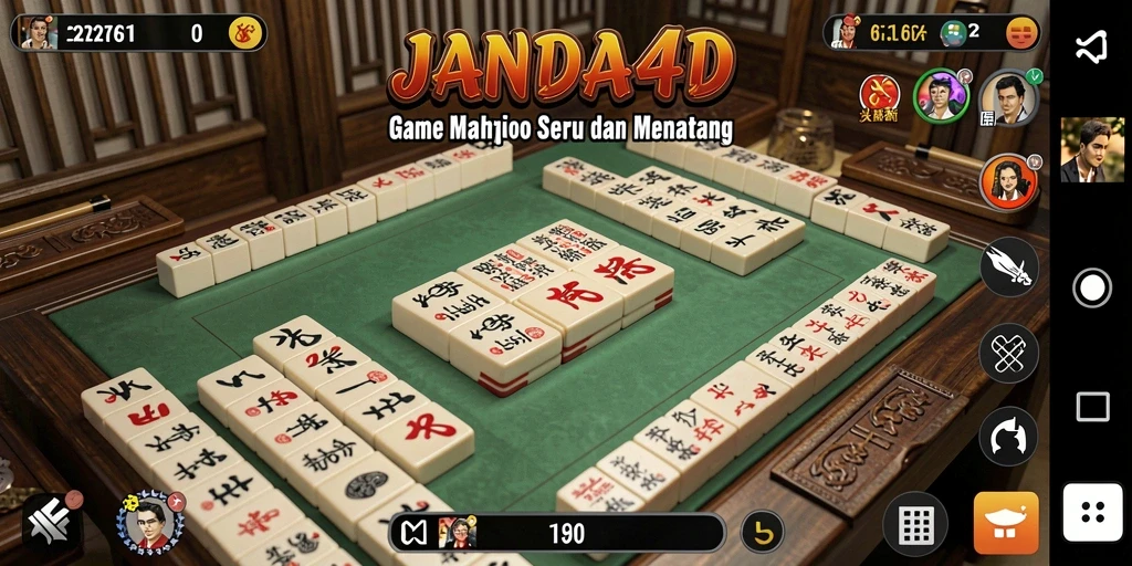 Tampilan gameplay Mahjong yang menarik di JANDA4D.