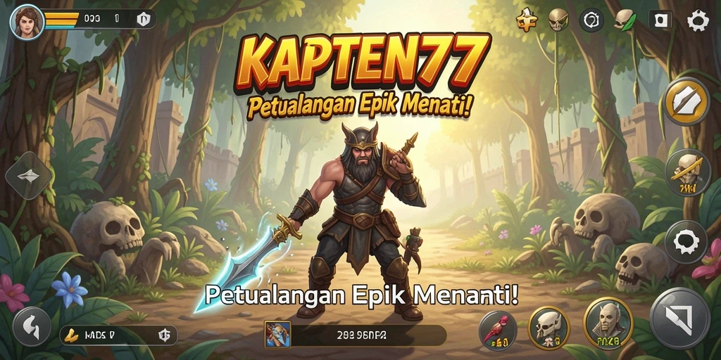 Tampilan gameplay KAPTEN77 yang menakjubkan dalam petualangan seru.