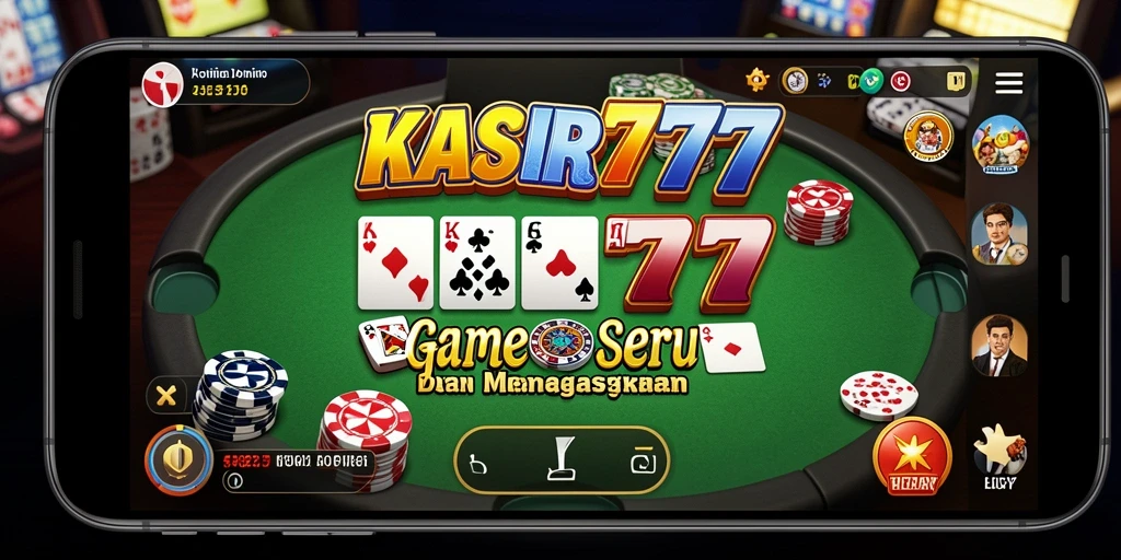 Tampilan gameplay seru KASIR777 dengan fitur interaksi sosial.