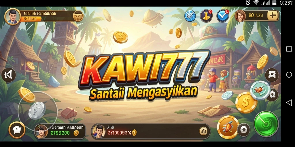 Screenshot gameplay KAWI777 yang menampilkan keseruan bermain.