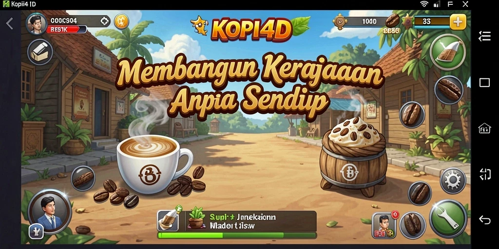 Tampilan gameplay KOPI4D yang menarik dan menantang.