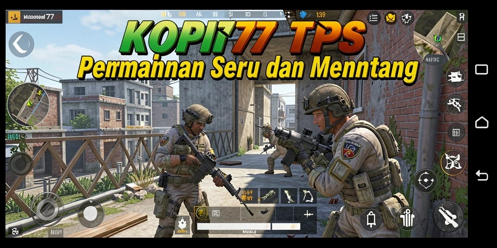 Tampilan gameplay seru di KOPI77 dengan aksi TPS yang mendebarkan.