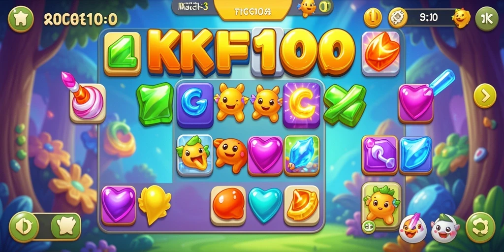 Tampilan seru dari gameplay KPK100 yang mengasyikkan.