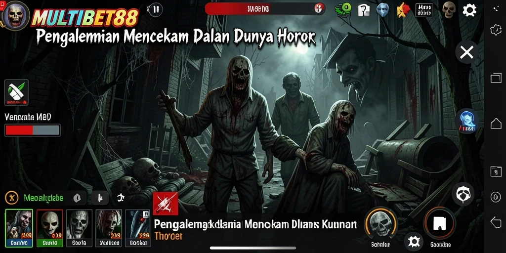 Tampilan gameplay menakutkan dari MULTIBET88 dengan suasana yang mencekam.
