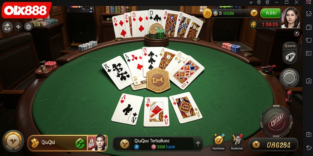 Tampilan gameplay QiuQiu yang menarik di OLX888.