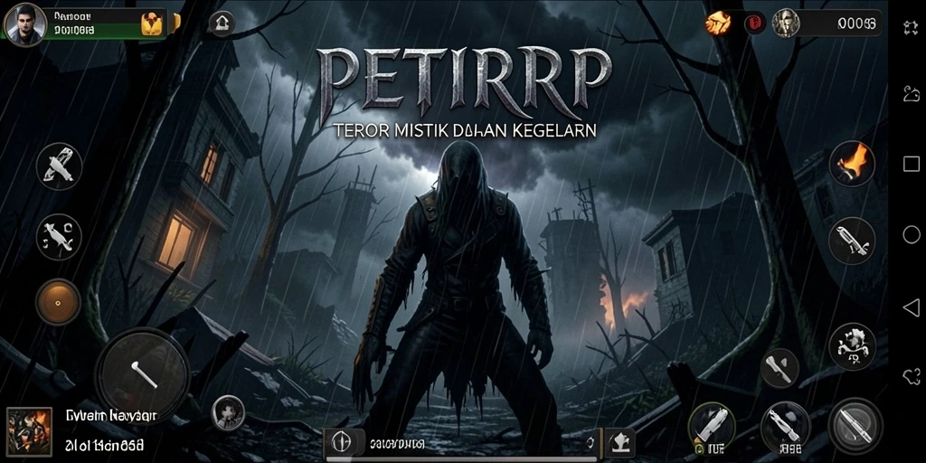 Screenshot menampilkan suasana mencekam dari gameplay PETIRRP.