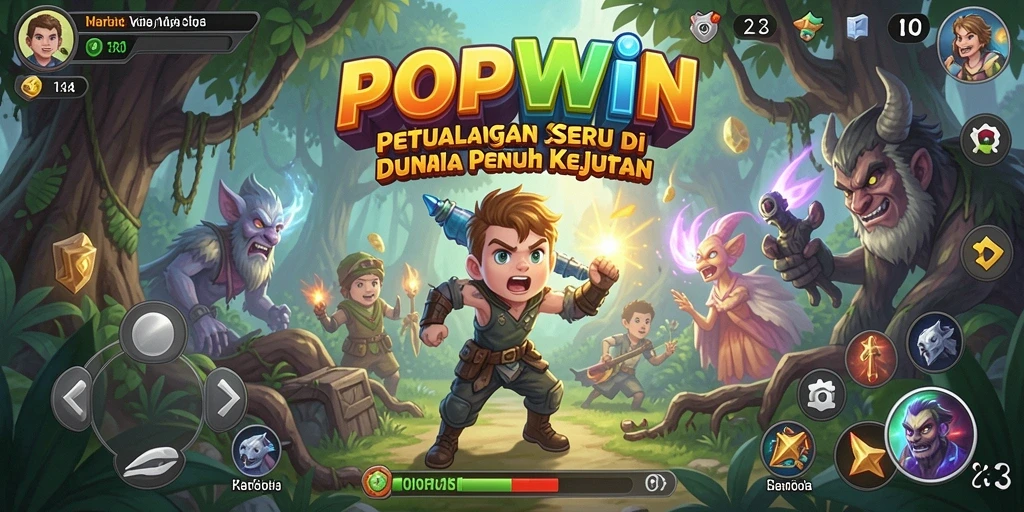 Tangkapan layar dari gameplay seru di dunia petualangan POPWIN.