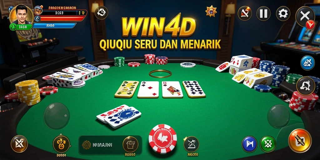 Tampilan gameplay QiuQiu yang seru dan kompetitif.