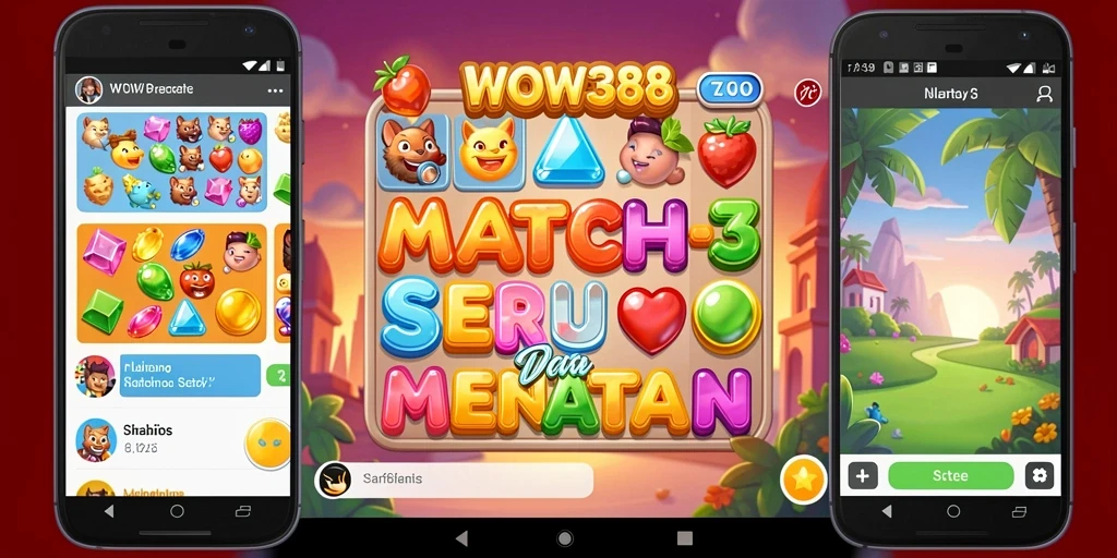 Tampilan gameplay WOW388 yang memukau dan penuh warna.